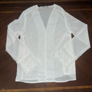 Lace Beach cover up blouse